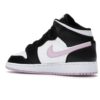 Air Jordan 1 Mid GS Blanco Negro Rosa Ártico Claro (555112-103)