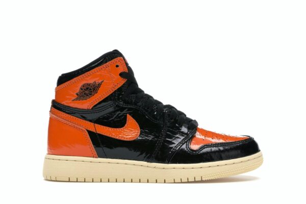 Jordan 1 Retro High Shattered Backboard 3 (GS) Negro/Vainilla Pálido – 575441-028