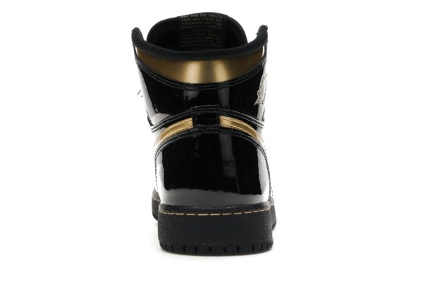 Jordan 1 Retro High Negro Dorado Metálico (2020) GS – 575441-032