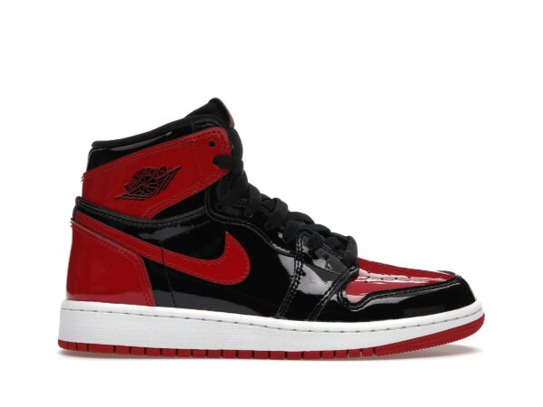 Zapatillas Air Jordan 1 Retro High OG Patent Bred GS – Negro/Blanco/Rojo – 575441-063
