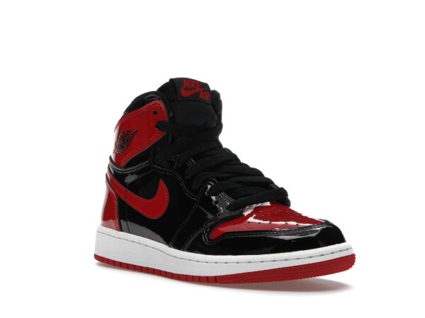 Zapatillas Air Jordan 1 Retro High OG Patent Bred GS – Negro/Blanco/Rojo – 575441-063