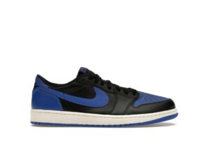 Air Jordan 1 Retro Low Royal 2015 (705329-004) Negro Varsity Royal Sail