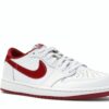 Air Jordan 1 Retro Low Blanco Rojo Universitario (705329-101)