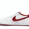 Air Jordan 1 Retro Low Blanco Rojo Universitario (705329-101)