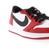 Jordan 1 Retro Low Chicago (2016) – 705329-600 – Combinación de colores OG Chicago Bulls – Totalmente de cuero