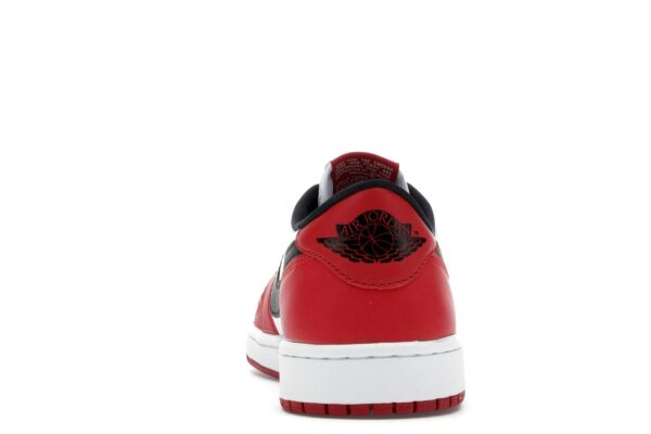 Jordan 1 Retro Low Chicago (2016) – 705329-600 – Combinación de colores OG Chicago Bulls – Totalmente de cuero
