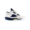 Jordan 5 Retro Low Dunk From Above Blanco Dorado Metálico Azul Marino Medianoche 819171-135