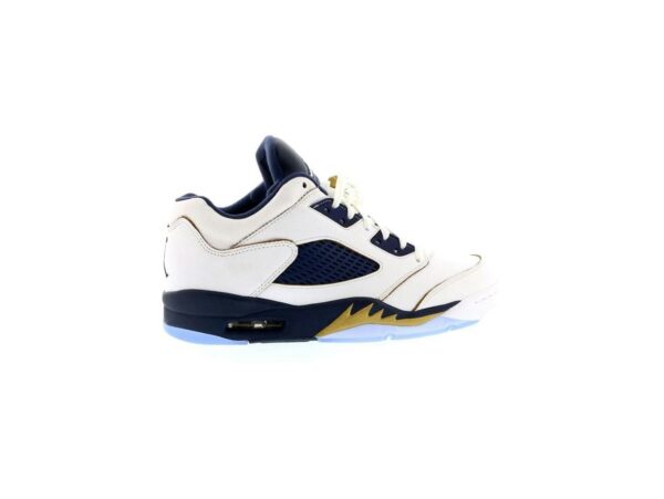 Jordan 5 Retro Low Dunk From Above Blanco Dorado Metálico Azul Marino Medianoche 819171-135