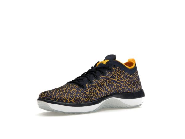 Jordan Trainer 1 Low Michigan College Navy White Amarillo Sneakers