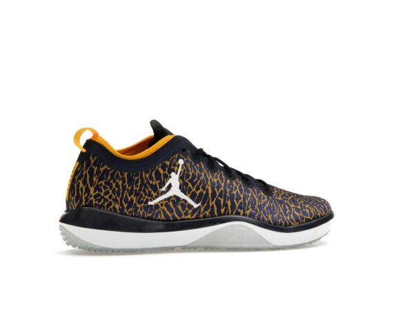 Jordan Trainer 1 Low Michigan College Navy White Amarillo Sneakers