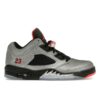 Zapatillas Air Jordan 5 Retro Low Neymar reflectantes plateadas y negras (846315-025)