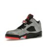 Zapatillas Air Jordan 5 Retro Low Neymar reflectantes plateadas y negras (846315-025)