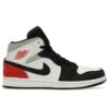 Air Jordan 1 Mid SE con puntera roja y negra (852542-100)
