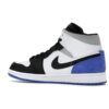 Air Jordan 1 Mid SE Royal Black Toe (852542-102) Blanco/Negro/Hiperreal