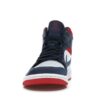 Jordan 1 Mid SE USA Leather Trainers – Blanco/Rojo universitario/Azul marino medianoche – 852542-104