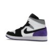 Air Jordan 1 Mid SE Morado Blanco Negro Llamarada Solar Claro Morado Universitario 852542-105