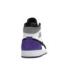 Air Jordan 1 Mid SE Morado Blanco Negro Llamarada Solar Claro Morado Universitario 852542-105