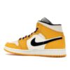 Jordan 1 Mid SE Lakers University Gold Black Pale Ivory Court Purple Sail