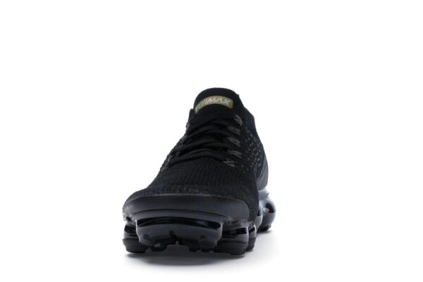 Nike Air VaporMax 2 Flyknit para mujer, color negro y dorado metalizado – 942843-012