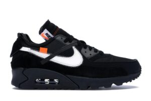 Zapatillas Nike Air Max 90 Off-White negras AA7293-001 para hombre