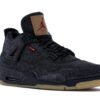 Air Jordan 4 Retro Levi's Negro (Etiqueta en blanco) – AO2571-001