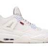 Jordan 4 Retro Levi's Blanco (Etiqueta en blanco) – AO2571-100