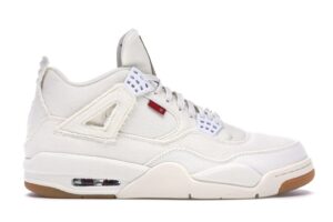 Jordan 4 Retro Levi's Blanco (Etiqueta en blanco) – AO2571-100