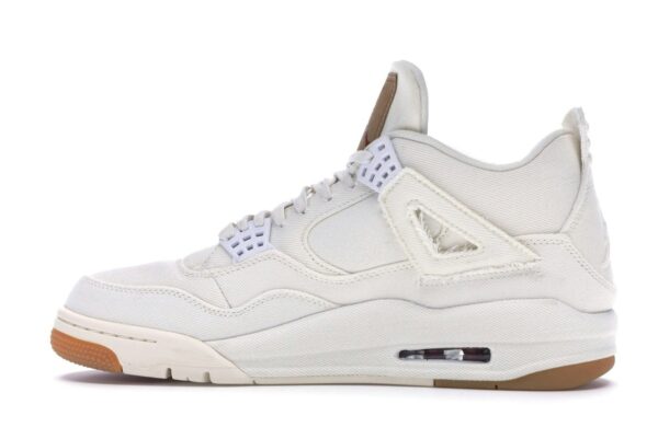 Jordan 4 Retro Levi's Blanco (Etiqueta en blanco) – AO2571-100