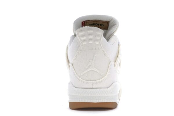 Jordan 4 Retro Levi's Blanco (Etiqueta en blanco) – AO2571-100