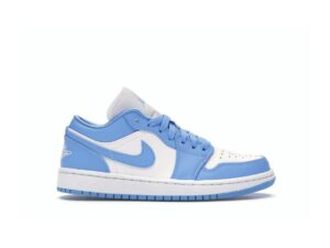 Jordan 1 Low UNC AO9944-441 para mujer, color azul universitario y blanco