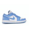 Jordan 1 Low UNC AO9944-441 para mujer, color azul universitario y blanco