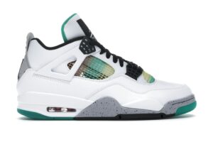 Air Jordan 4 Retro Lucid Green Rasta (Mujer) – AQ9129-100