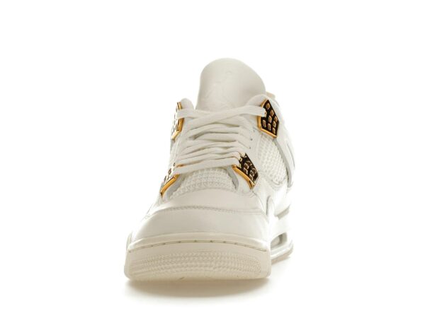 Jordan 4 Retro de piel en dorado metalizado para mujer – AQ9129-170