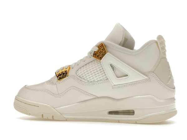 Jordan 4 Retro de piel en dorado metalizado para mujer – AQ9129-170