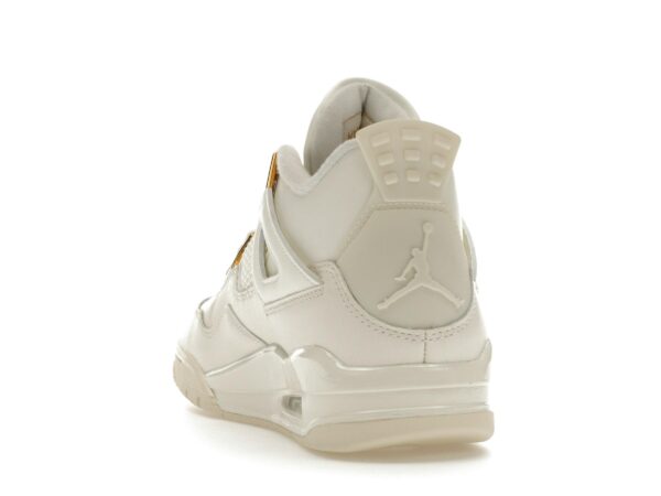 Jordan 4 Retro de piel en dorado metalizado para mujer – AQ9129-170