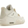 Jordan 4 Retro de piel en dorado metalizado para mujer – AQ9129-170