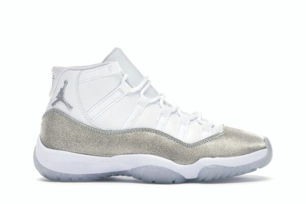 Air Jordan 11 Retro Blanco Plata Metálico (Mujer) – AR0715-100
