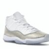 Air Jordan 11 Retro Blanco Plata Metálico (Mujer) – AR0715-100