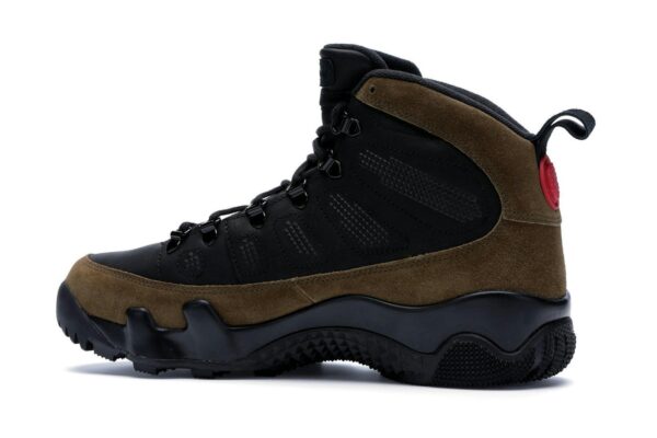AR4491-012_21 Jordan 9 Retro Boot NRG Zapatillas de cuero color oliva – AR4491-012