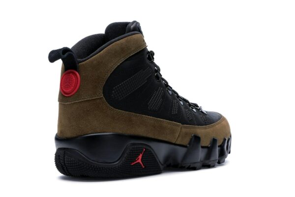 AR4491-012_32 Jordan 9 Retro Boot NRG Zapatillas de cuero color oliva – AR4491-012