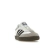 Zapatillas Adidas Samba OG de cuero para mujer en blanco nube y negro B75806