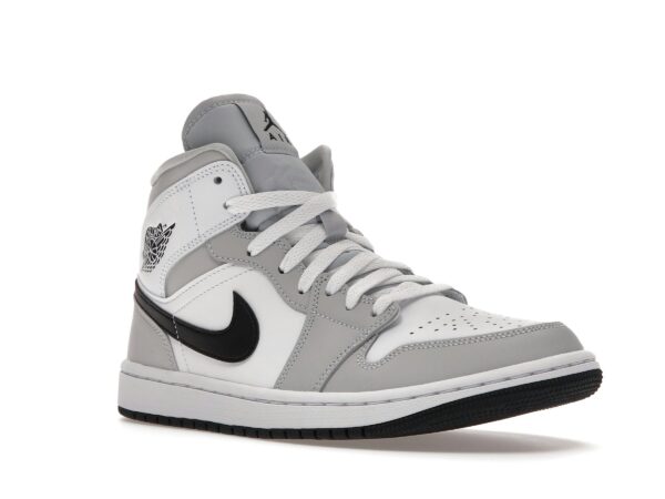 Jordan 1 Mid Gris Ahumado Claro (Mujer) – BQ6472-015