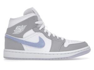 Jordan 1 Mid Wolf Grey Aluminum (Mujer) – BQ6472-105