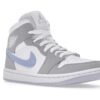 Jordan 1 Mid Wolf Grey Aluminum (Mujer) – BQ6472-105