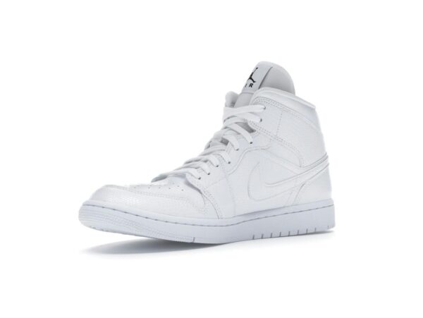 Jordan 1 Mid White Snakeskin BQ6472-110 para mujer