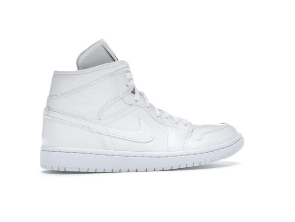 Jordan 1 Mid White Snakeskin BQ6472-110 para mujer