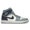 Jordan 1 Mid Diffused Blue BQ6472-140 para mujer