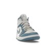 Jordan 1 Mid UNC (2022) para mujer, blanco/azul, BQ6472-141