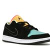 Jordan 1 Low Negro Verde Aurora Naranja Láser – CK3022-013