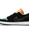 Jordan 1 Low Negro Verde Aurora Naranja Láser – CK3022-013